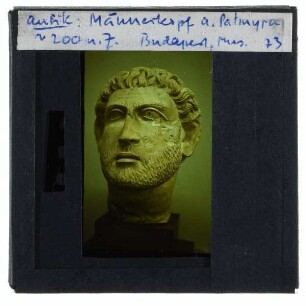 Römische Plastik, Männerkopf aus Palmyra