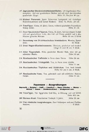 Fayenzen – Ausgrabungen (Nr. 208-243)