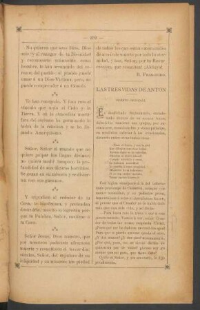 Las tres vidas de Anton : Cuento original