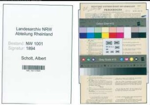 Entnazifizierung Albert Scholt, geb. 13.12.1905 (Polsterer)
