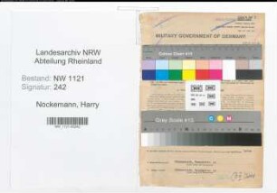Entnazifizierung Harry Nockemann , geb. 31.12.1905 (Kaufmaennischer Angestellter)