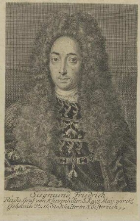 Bildnis des Siegmund Friedrich, Reichsgraf von Khevenhiller