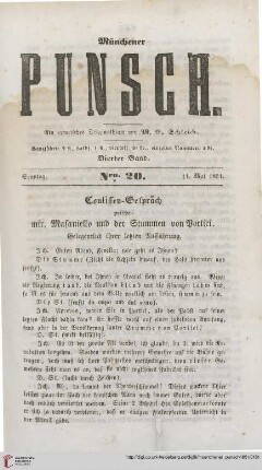 Nro. 20 (11. Mai 1851)