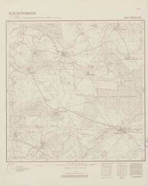2638 Stepenitz, Topographische Karte 1:25000 (4cm - Karte)