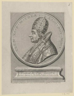 Bildnis des Clement XI.