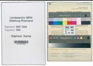 Entnazifizierung Karola Klapheck , geb. 18.02.1922 (Kaufm.Angestellte)