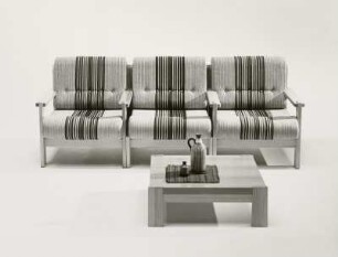 Couchtisch : Sofa und Couchtisch (1973)