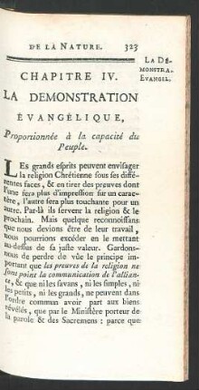 Chapitre IV. La demonstration évangélique [...]