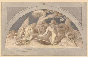 Siegfrieds Taten III: Wie Siegfried im Blut des Drachen badete