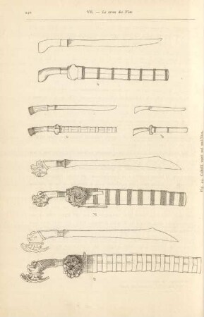 Fig. 44. Coltelli usati nel sud-Nías