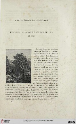 5: Expositions de Province, [1] : Exposition de la Société des Amis des Arts de Lyon