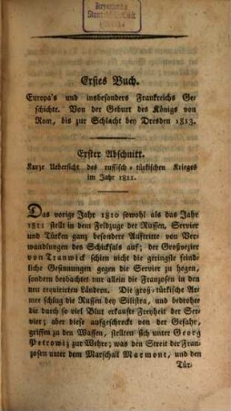 Universal-Geschichte unsers Zeitalters seit dem Anfange der französischen Revolution : nebst Anekdoten. 5. (1814). - 319 S.