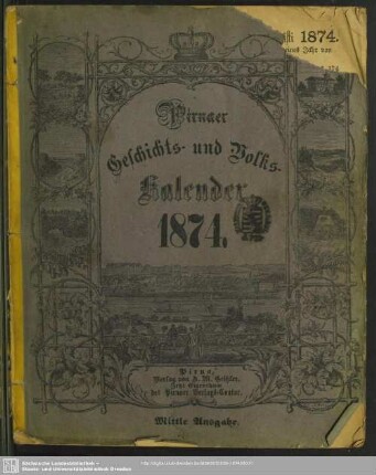 1874: Pirnaer Geschichts- und Volks-Kalender