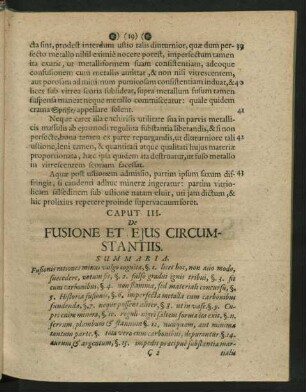 Caput III. De Fusione Et Eius Circumstantiis.