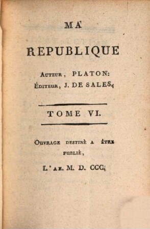 Ma Republique, 6