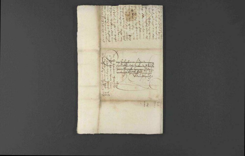 Schriftwechsel zwischen Pfalzgraf Wolfgang und Herzog Christoph von Württemberg wegen Raubüberfällen auf dem Hahnenkamm, Störungen des Landfriedens sowie Auseinandersetzungen um die Herrschaft Heidenheim.
