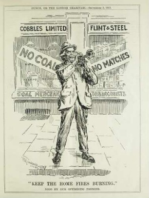 "Keep the home fires bruning"