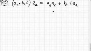 17.04 Multiplikation komplexer Zahlen