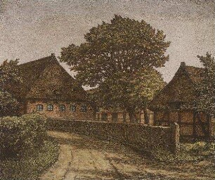 Weg am Gehöft