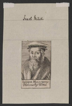 Porträt Jakob Milich (1501-1559)