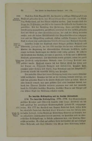 Der bayrische Erbfolgekrieg und der deutsche Fürstenbund