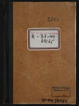 Bauvorschrift Haupt- und Hilfsmaschinen für Unterseeboote