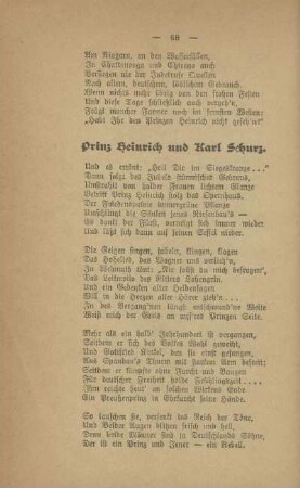 Prinz Heinrich und Karl Schurz