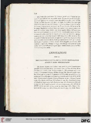 Annotazioni per lo trattato dello stato degli studj archeologici avanti a doro Winckelmann