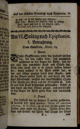 Am VI. Sonntag nach Epiphani⁠æ.