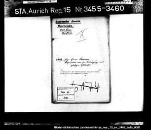 Die Dispensation des Handlungsgehilfen Haye Heeren Tammen zum Eintritt in die Krämerzunft in Esens