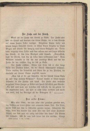 [Erste Abteilung. Prosaische Lesestücke]