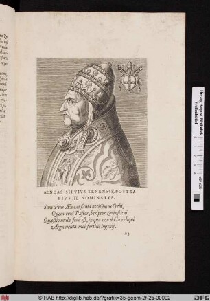 Aeneas Silvius Senensis, postea Pius II.