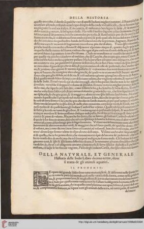 Della generale et naturale historia delle Indie. Libro decimo tertio, dove si tratta de gli animali aquatici