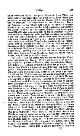 Felbiger, (Johann Ignaz von)
