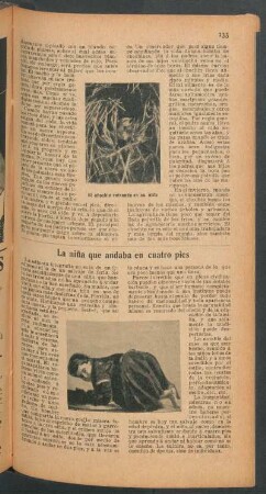 La niña que andaba en cuatro pies
