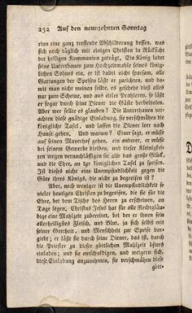 251-260, Auf den XIX. Sonntag nach Pfingsten.