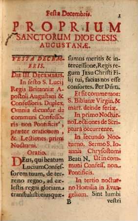 Officia propria festorum dioecesis Augustanae ...