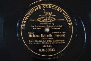 Madama Butterfly : L'ultima scena / (Puccini)