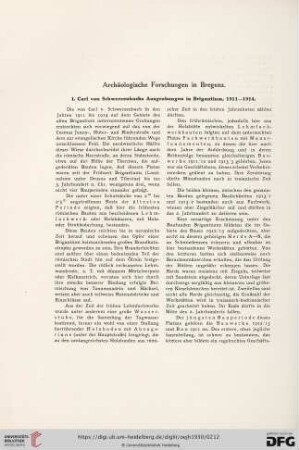Band 26: Archäologische Forschungen in Bregenz