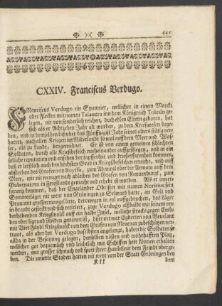 CXXIV. Franciscus Verdugo