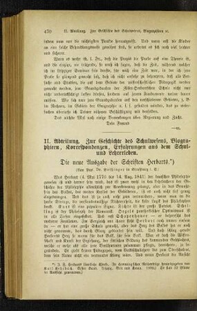 ¬Die¬ neue Ausgabe der Schriften Herbarts