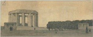 Pfann, Paul; Bingerbrück - Elisenhöhe; Bismarck-Nationaldenkmal - Perspektive