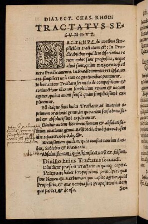 33v-49r, Tractatus secundus