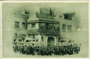 Postkarte zum 100jährigen Jubiläum der Revolution von 1848