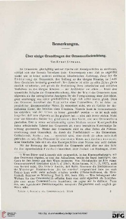 Über einige Grundfragen der Ornamentbetrachtung