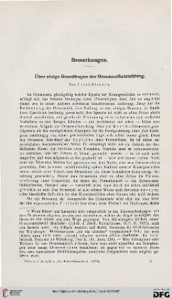 Über einige Grundfragen der Ornamentbetrachtung