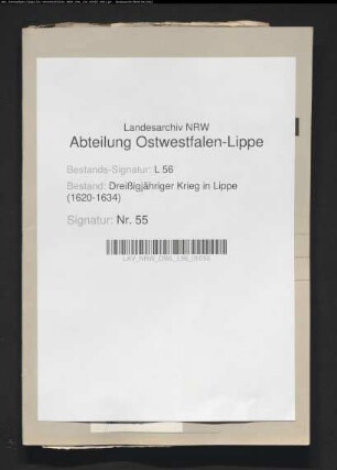 Einquartierungen und Kontributionen im Amt Oerlinghausen