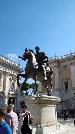 Rom: Reiterstatue des Marc Aurel