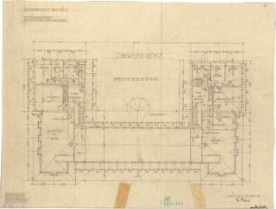 Fischer, Theodor; Bad Tölz (Bayern); Gewerbehalle - Grundriss OG