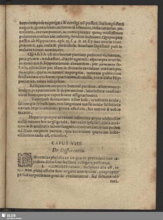 Caput VIII. De Differentiis